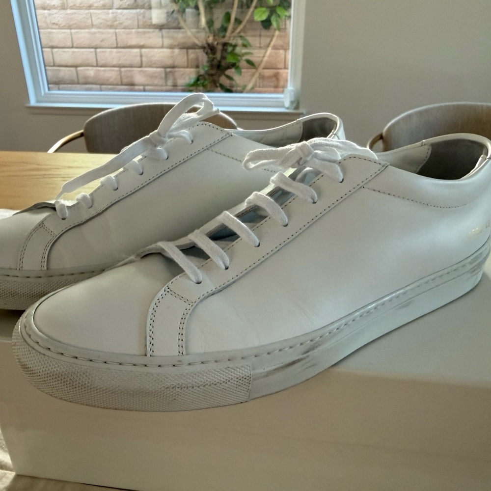 common projects achilles low white mens 10 - Picture 4 of 5
